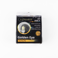 Лампа галогенная H1 12V 55W P14.5s Golden Eye 3000K (компл. 2шт) LUNARIS