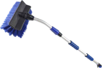 Щетка "Barbell" из микрофибры  24*8см. для мытья с изогнутой телескопической ручкой 108-168см. ZJTB-7 (с краном для воды)