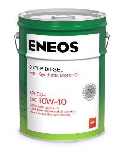Масло моторное ENEOS Super Diesel Полусинтетика CG-4 10w40 20л