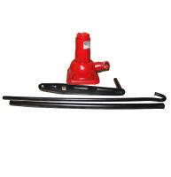 Домкрат  винтовой  2Т (высота подъема 180/395мм) TSW03 КРАСНЫЙ InTop