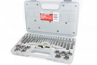 Набор метчиков и плашек М3-М12, 31пр.  М77337 MATRIX