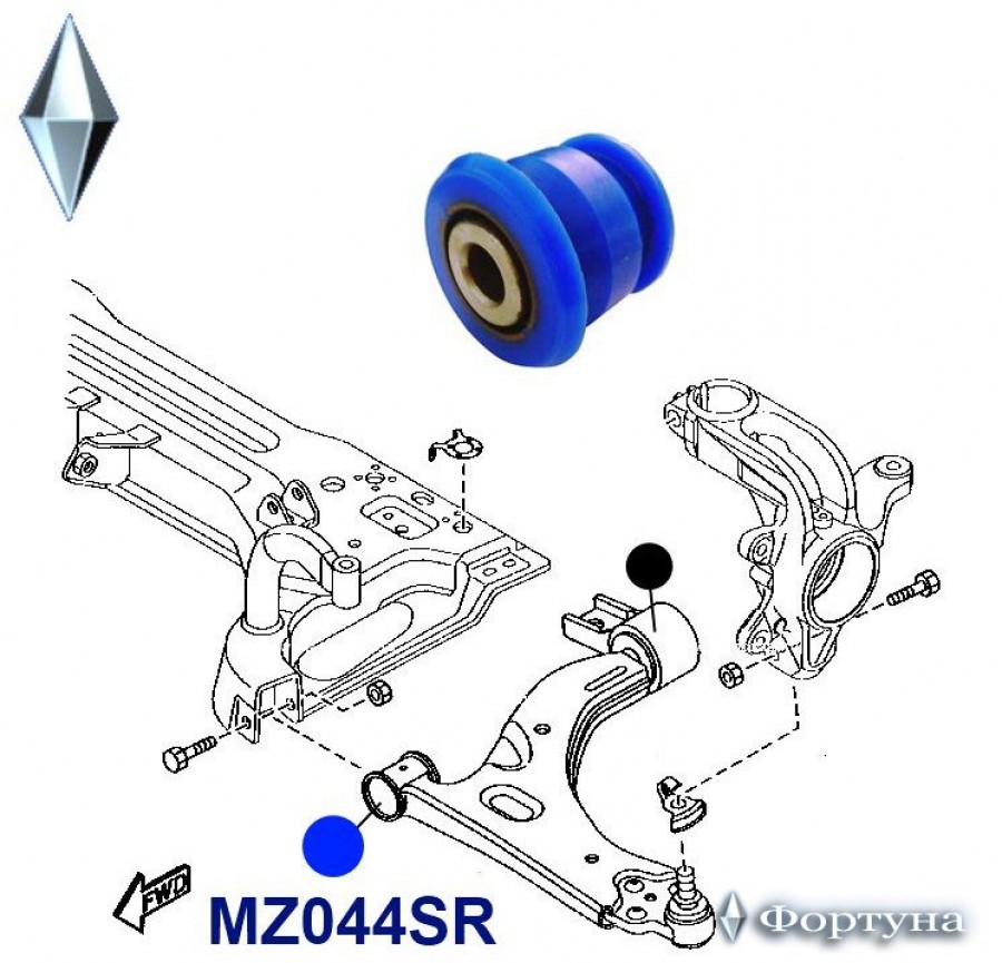 Передняя подвеска мазда демио dw3w схема