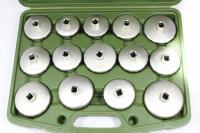 Набор сьёмников масляных фильтров "чашка" 14 пр. 800140 ДЕЛО ТЕХНИКИ