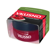 Ароматизатор воздуха на панель гелевый банка "Vkusno" AR1VG105 Сочный арбуз