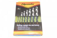 Набор свёрл по металлу М723205 3-10мм (через 1мм),8шт./Sparta