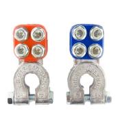 Клемма АКБ грузовая под прижимную планку "Контакт" 25008 большая, 2шт