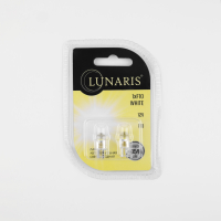 Лампы светодиодные LUNARIS T10, 12V, 1xF10 WHITE (компл. 2шт) арт.1xF10T10