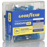 Набор предохранителей флажковых Goodyear GY003063 "стандарт" 15A (50шт)