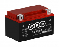 Аккумулятор WBR МОТО SMT12-7 (12V7Ah) прямая полярность (+-) 150*85*90