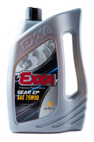 Масло трансмиссионное EXXA GEAR EP 75W90 GL-4  полусинтетическое, 4л. (Ю.Корея)