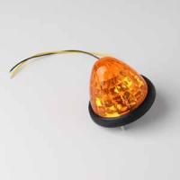 Фонарь бортовой диодный желтый круглый