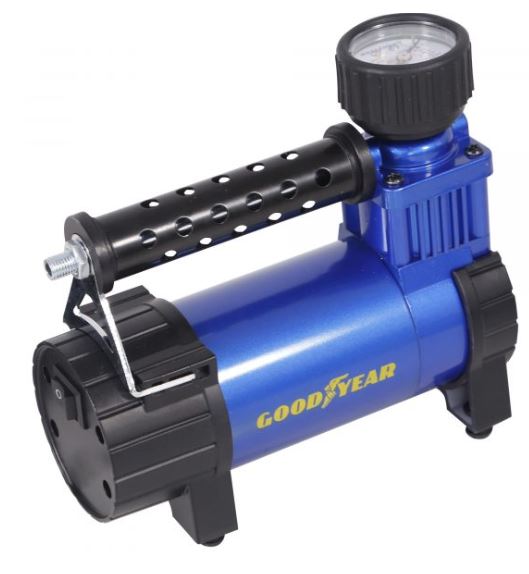 Компрессор Goodyear GY-35L CASE 35 л/мин, съемный резиновый шланг, кейс для хранения GY000115