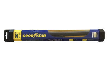 Щетка стеклоочистителя Goodyear FRAMELESS GY000420 20"/51см всесезонная бескаркасная