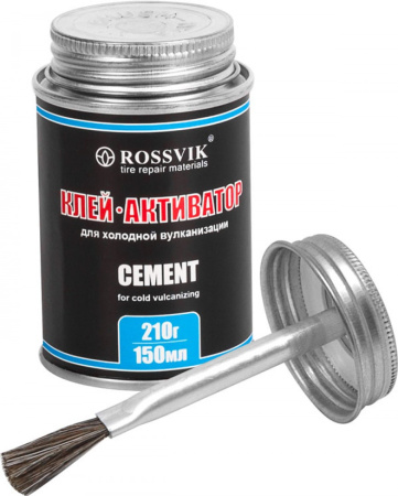 Клей активатор 210гр/150мл (с кисточкой) Rossvik