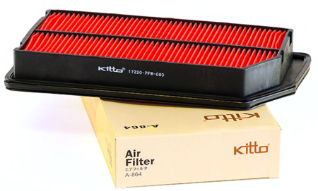 Фильтр воздушный Kitto A-864 (17220-PFW-000) (аналог VIC A-864V)