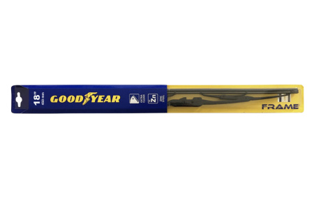 Щетка стеклоочистителя Goodyear Frame GY000318 18"/45см всесезонная каркасная, 3 переходника