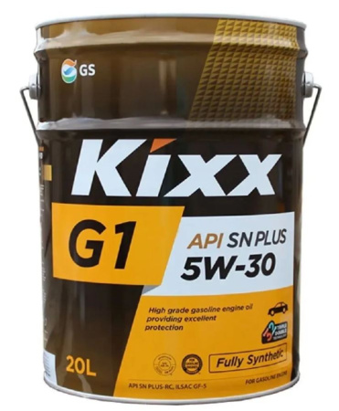 Масло моторное GS Kixx G1 SN Plus 5w30 20л  синтетика