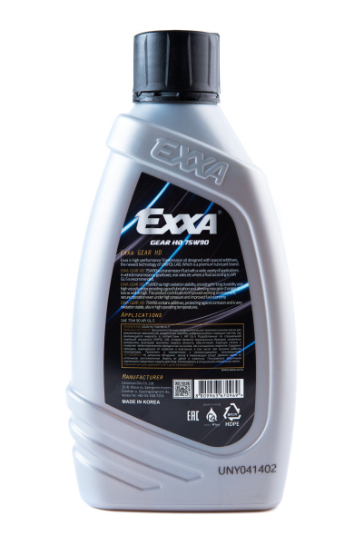 Масло трансмиссионное EXXA GEAR HD 75W90 GL-5  полусинтетическое, 1л. (Ю.Корея)