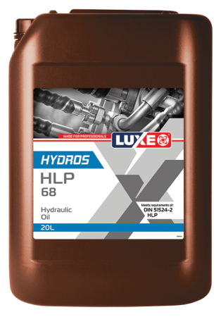 Масло гидравлическое LUXE HYDROS HLP 68 20л минеральное