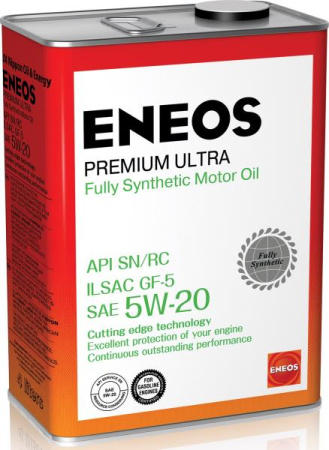 Масло моторное ENEOS Premium Ultra Fully Synthetic SN 5W20  0,94л