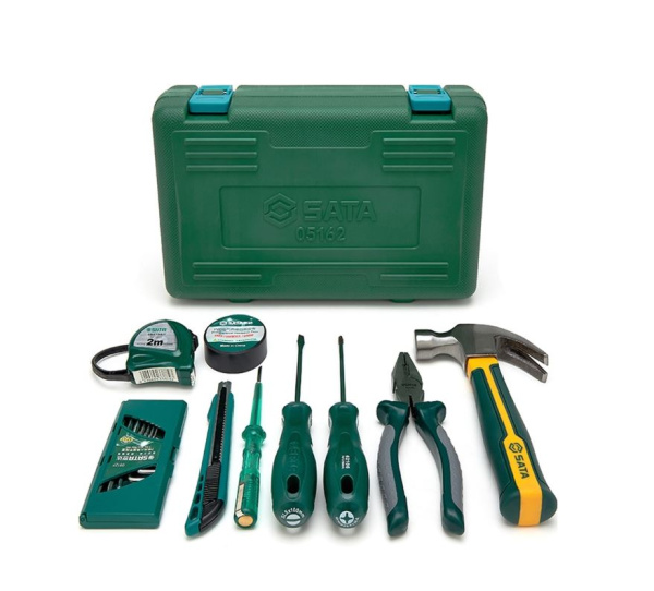 Набор инструментов  SATA 05162 бытовой, 15 предметов