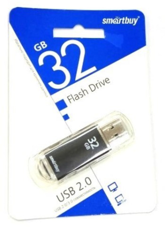 Флеш накопитель USB 32GB SmartBuy V-Cut черный SB32GBVC-K