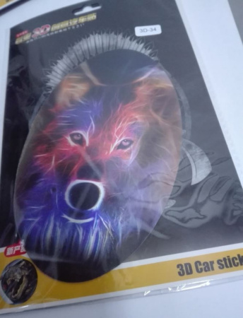 Наклейка декоративная 3D для авто Car stickers, 1шт