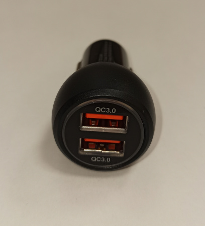 Адаптер в прикуриватель CARLINE CH-2QC 2xUSB 