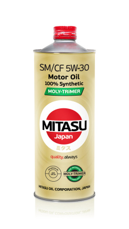 Масло моторное MITASU MOLY-TRIMER SM/CF 5w30 синтетическое 1л MJ-M11