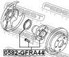 Ступица 0582-GFRA44/GA5S-26-15X задняя Febest