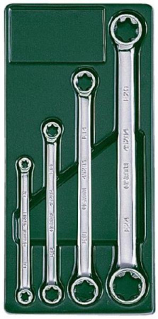 Набор ключей накидных SATA 909012 8-24мм, 4 предмета