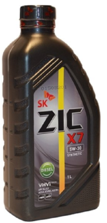 Масло моторное ZIC X7 Diesel 5w30 SL/CF  1л синтетическое