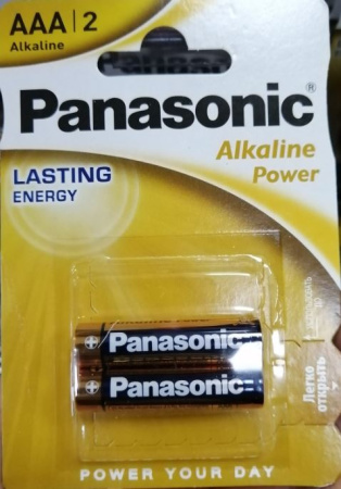 Батарейка Panasonic LR03 ALKALINE 2BP (цена за блистер) 01 42907