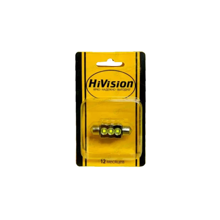 Лампа светодиодная "HiVision" C5W Alpha, 36mm, 12V 6000K 1шт