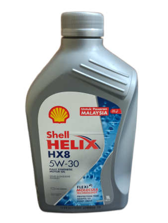 Масло моторное SHELL Helix HX8 X 5w30 SN/SN+ 1л синтетическое
