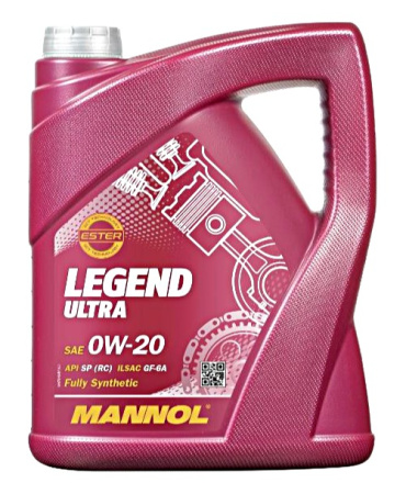 Масло моторное MANNOL 7918 Legend Ultra 0w20 SP (синтетическое) 4л