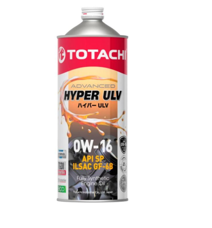 Масло моторное TOTACHI HYPER ULV Synthetic SP/GF-6B 0w16 1л