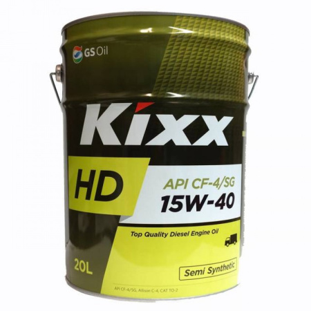 Масло моторное GS Kixx HD 15w40 CF-4/SG 20л полусинтетика