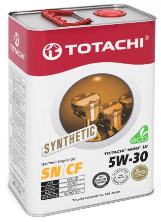 Масло моторное TOTACHI NIRO LV 5w30 SP/SN/GF-5  4л синтетическое