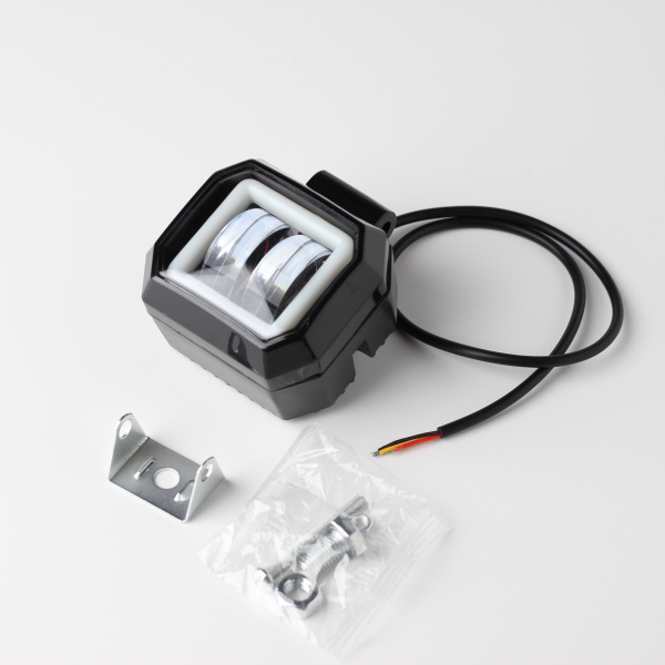 Фонарь диодный квадрат ходовой 12W 12-80V. (EL852) LUNARIS
