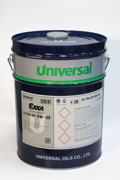 Масло моторное EXXA ULTRA 5w30 API SP синтетическое, 20л. (Ю.Корея)