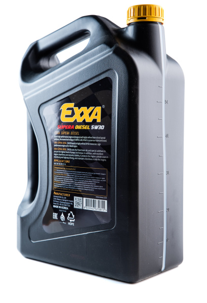 Масло моторное EXXA SUPERA Diesel 5w30 CF-4  полусинтетическое, 6л. (Ю.Корея)