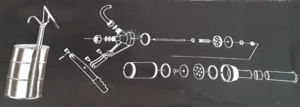 Насос ручной рычажный для бочек 60-200л