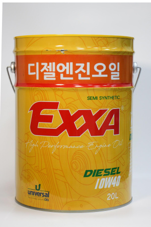 Масло моторное EXXA SUPERA Diesel 10w40 CI-4 ACEA E7 полусинтетическое, 20л.