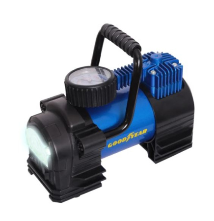 Компрессор Goodyear GY-35L LED DIGITAL 35 л/мин, с цифровым манометром, с фонарем , сумка для хранения GY000117