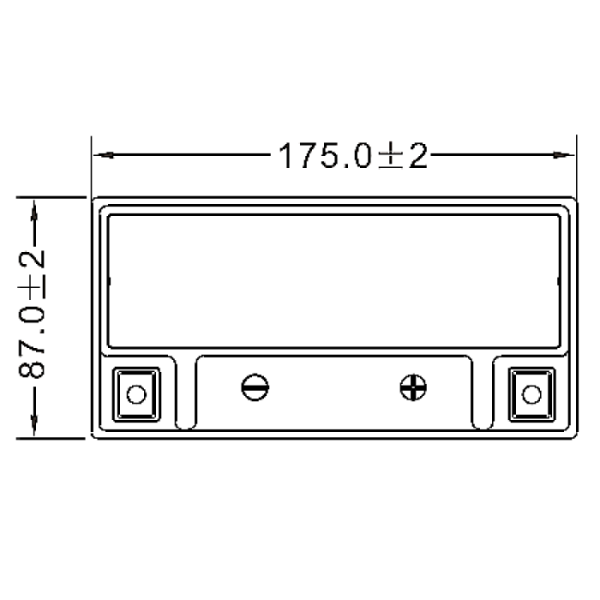 Аккумулятор WBR МОТО SMT12-18 (12V18Ah) обратная полярность (-+) 175*87*155