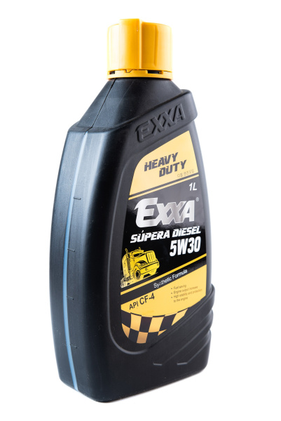 Масло моторное EXXA SUPERA Diesel 5w30 CF-4  полусинтетическое, 1л. (Ю.Корея)