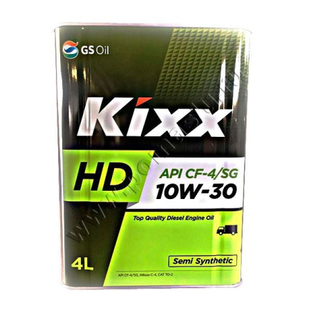 Масло моторное GS Kixx HD 10w30 CF-4 4л полусинтетика