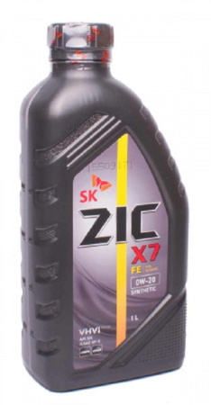 Масло моторное ZIC X7 FE  0w20  SN/GF-5  1л синтетическое