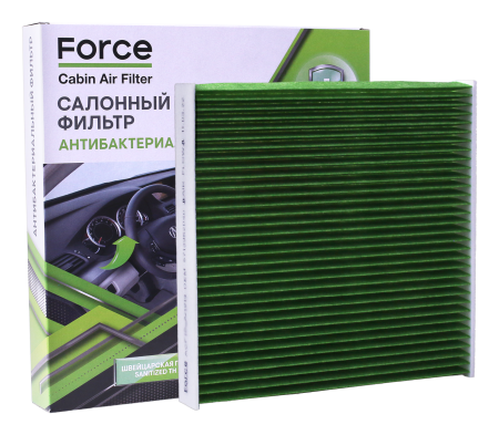 AC-808A FORCE ACF808A/21003 (80291TF0941) фильтр салонный антибактериальный